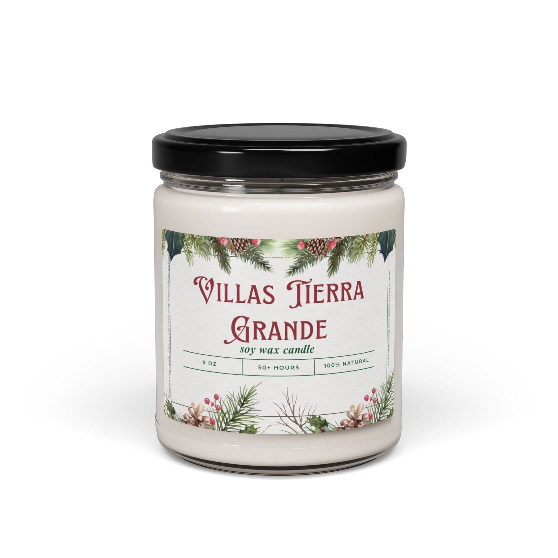 Take the 2nd Exit Florida Villages of  Villas Tierra Grande Christmas Candle 9oz. Soy wax